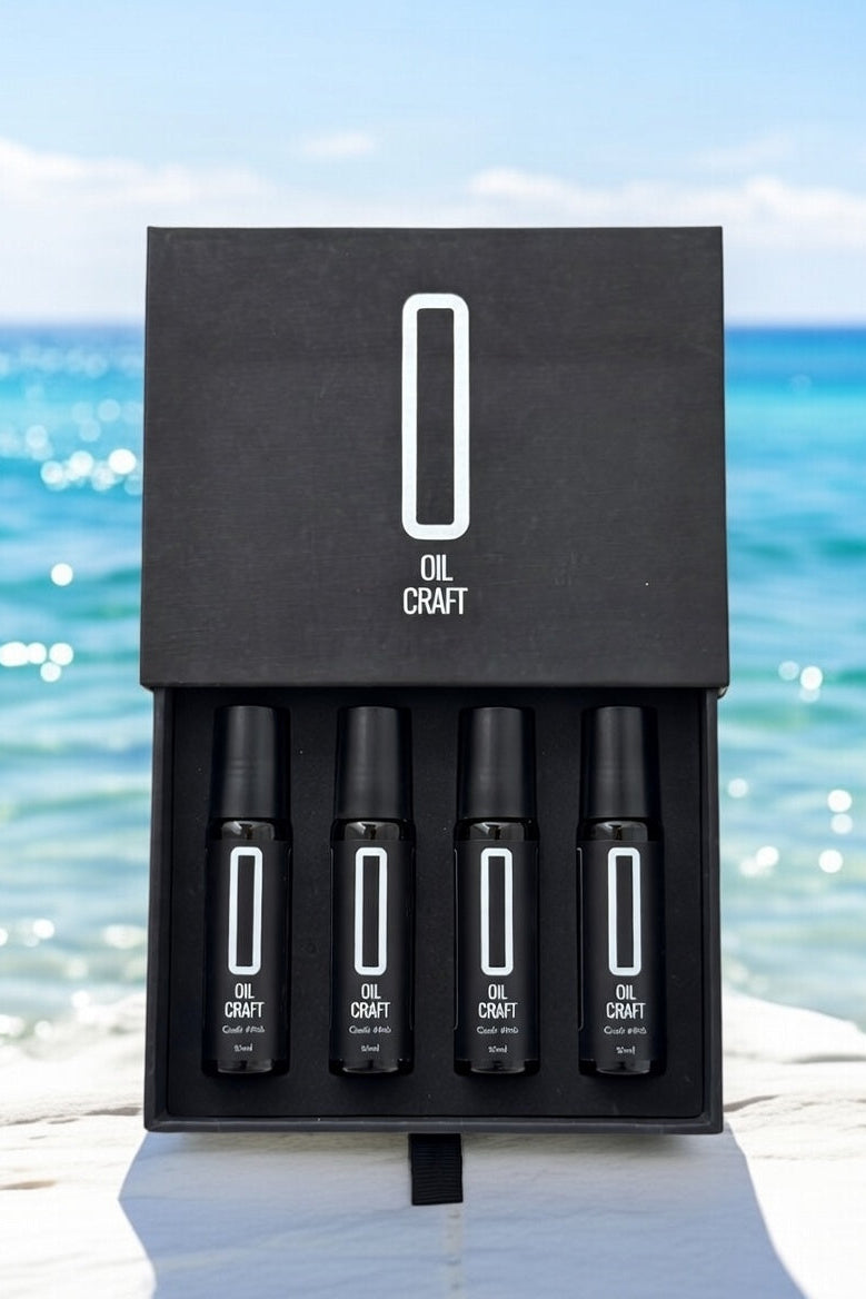 Azure Drift Bundle - Fresh, bright, aquatic. Heat-proof scents for day and night.