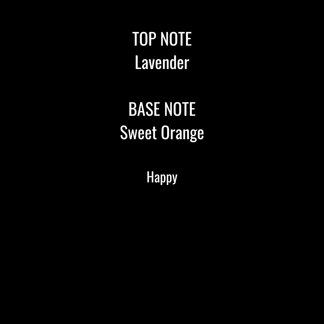 Happy - Lavender and Orange