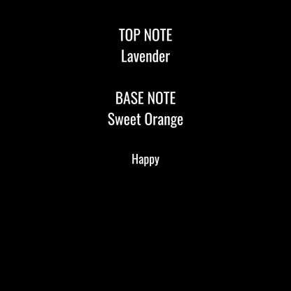 Happy - Lavender and Orange