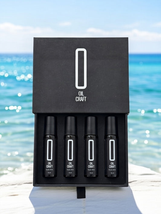 Azure Drift Bundle - Fresh, bright, aquatic. Heat-proof scents for day and night.