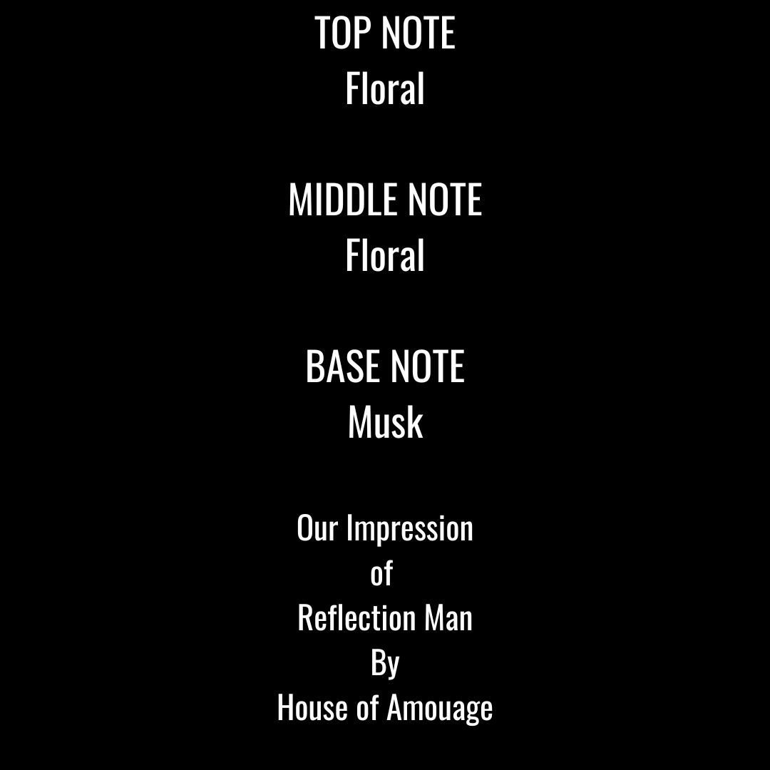 Craft #123 Impression of Reflection Man by House of Amouage